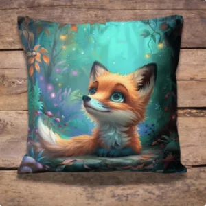 Housse de coussin renard à coudre