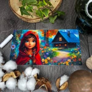 Coupon tissu rectangle - Chaperon rouge