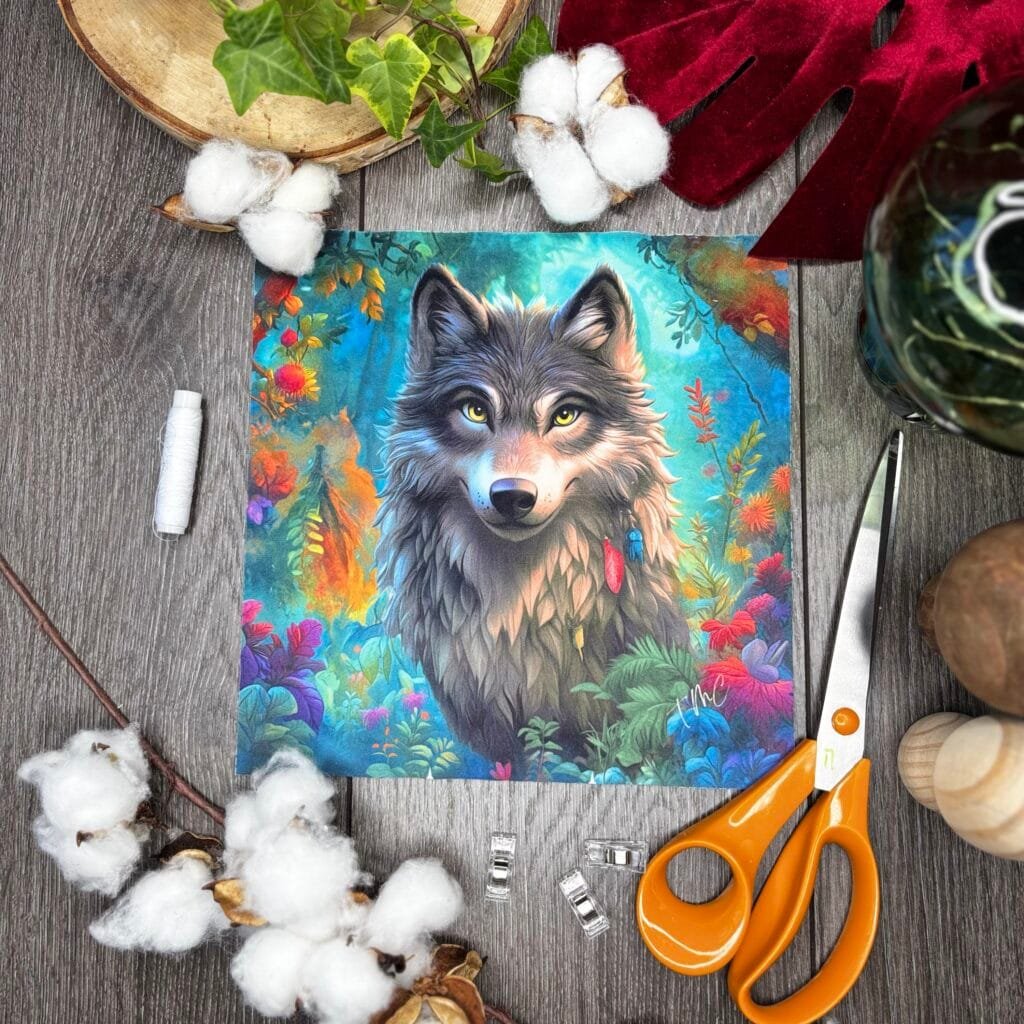 coupon tissu méchant loup