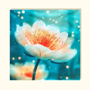 Coupon 24x24cm - Fleur enchantée